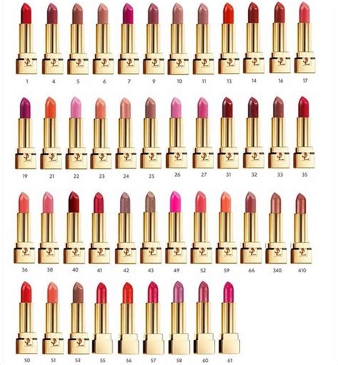 fake ysl lipstick|YSL lipstick color chart.